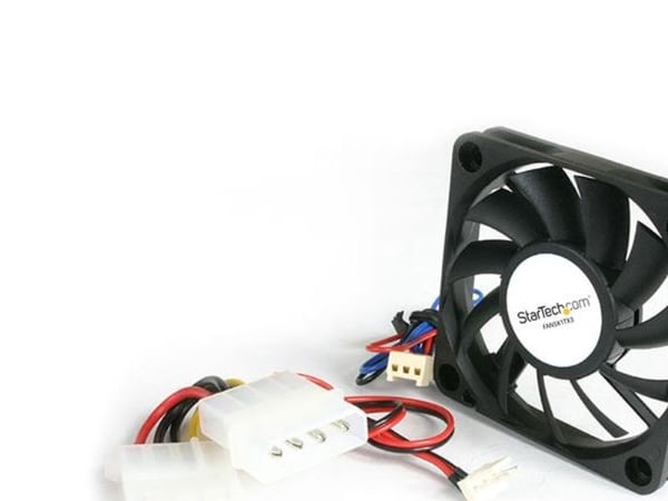 Startech 50x10mm Replacement Ball Bearing Computer Case Fan TX3/LP4 Connector - 3 pin case Fan - TX3 Fan - 50mm Fan (FAN5X1TX3) - Systemviftesett -...
