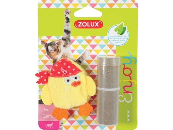 Zolux ZOLUX PIRATE cat toy, yellow color