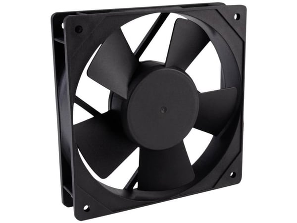 Wallair aksialvifte 12 V/DC 127,5 m³/h 120 x 120 x 25 mm