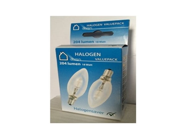 GRIPO halogeenilamppu E14 18W Kerte 2kpl - 1654675
