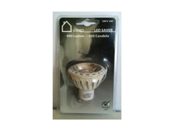GRIPO LED-spot aluminium GU10 6W/420Lm/40dg/30000h - 1654692