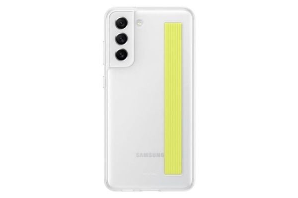 Samsung EF-XG990 - Bakdeksel til mobiltelefon - termoplastisk polyuretan (TPU), polykarbonat - hvit - for Galaxy S21 FE 5G