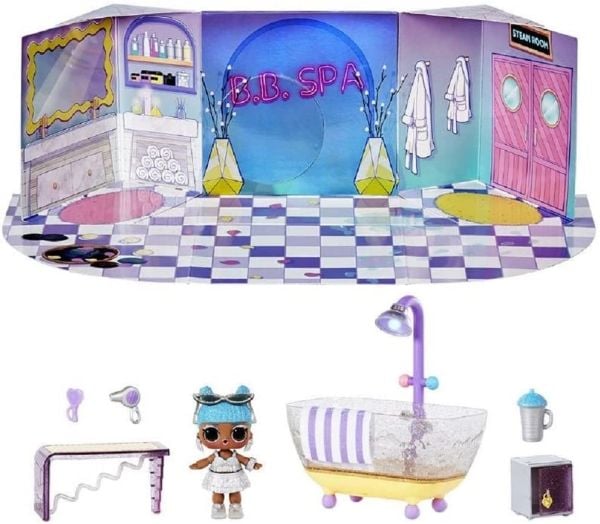 L.O.L. Surprise! Winter Chill Spaces Playset with Doll- Style 4, Minidocka, Flicka, 4 År, Pojke/flicka, 149,4 mm, 322,727 g