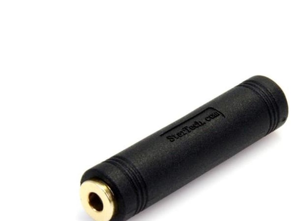 Startech 3.5mm Female to Female Coupler - 3.5mm Audio Coupler - Gold Plated Connectors - Female/Female - Aux Cord Adapter (GCAUD3535FF) - Audiokopl...