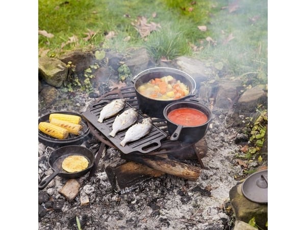 Esschert Design FF240, Frying set, Svart, Gjutjärn, Stål, 11,8 kg, 13 kg, 7 styck