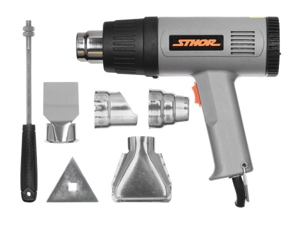 Toya STHOR HEAT GUN 1500W lisävarusteilla 79328