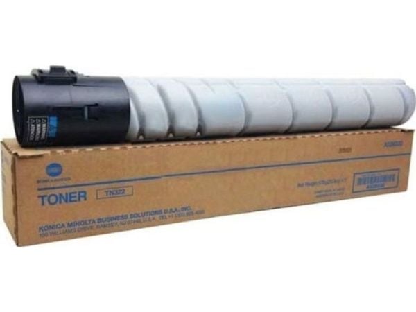 Konica Minolta TN-322K - Svart - original - tonerpatron - for Develop ineo+ 224e, 284e, 364e; bizhub 224e