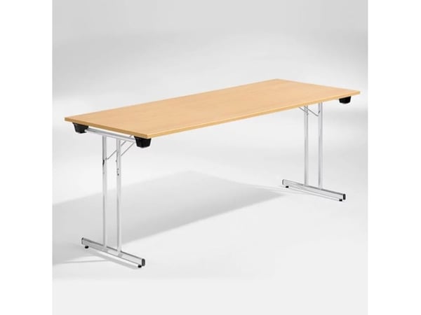 Bord Dinner, Bøk 1800x800 mm, Krom understel
