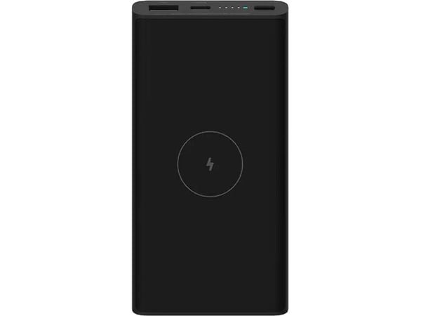 Xiaomi Mi - Trådløs power bank - Li-pol - 10000 mAh - 36 Wh - 3 A - 2 ulostuloliitäntää (USB, USB-C) - kaapelissa: USB-C - lajittelu