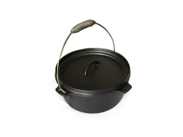Kamado støpejernsgryte med lokk "Dutch Oven" 4 l
