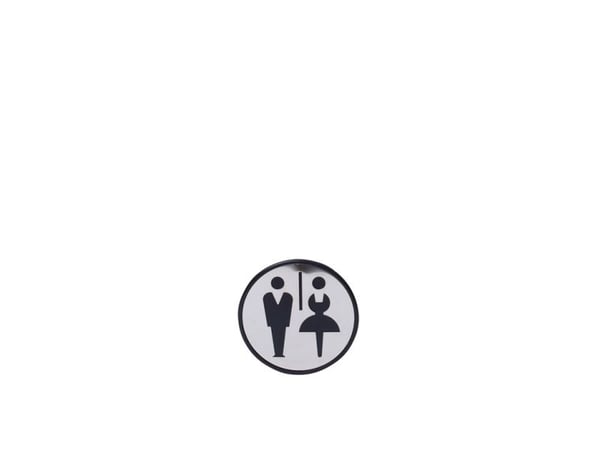 Dior toalett dørskilt MEN AND WOMENS TOILET DOOR SYMBOL SN00
