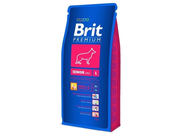 Brit Premium by Nature Senior L+XL - kuivaruoka koirille - Omena, Kana, Maissi 15 kg