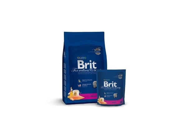 Kissan kuivaruoka BRIT PREMIUM BY NATURE ADULT Lohi 1,5 kg