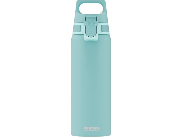 SIGG Shield One Glacier, Daglig bruk, 0,75 ml, Flippkork, Rustfritt stål, Turkis, Voksen