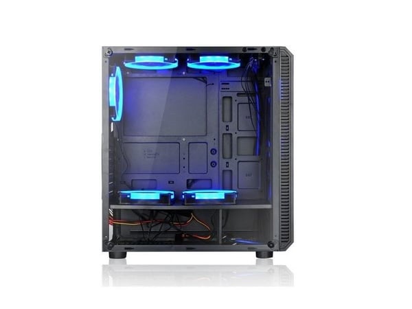 L-Link AVATAR, Tower, PC, Sort, Blå, PC-kabinettvifte, 15,5 cm