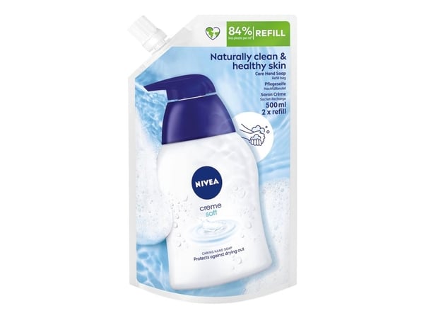 Nivea flytende såpe refill Cream Soft 500 ml - 0180701