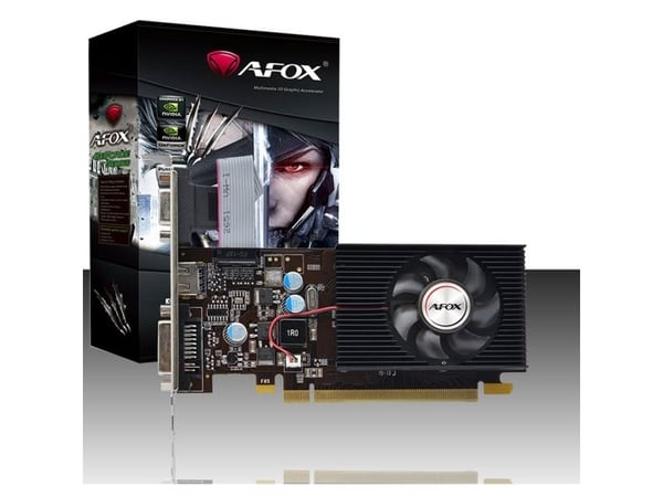 AFOX AF210-1024D2LG2, GeForce G210, 1 GB, GDDR2, 64 bit, 2560 x 1600 piksler, PCI Express 2.0