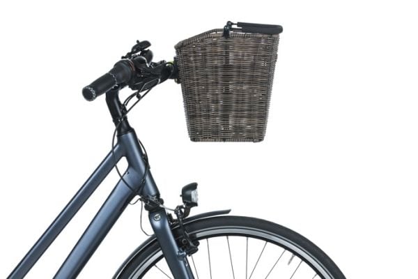 Basil Bremen Rattan Look KF, Front, Sykkelkurv, Rattan (vifte), Svart, 5 kg, 270 mm