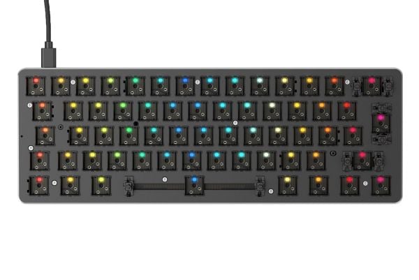 Glorious PC Gaming Race GMMK, Keyboard barebone, 293 mm, 103 mm, 44 mm, Sort