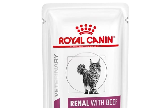 ROYAL CANIN Vet Renal Feline with Beef våtfoder i sås kyckling, fläsk, nöt 12x85 g