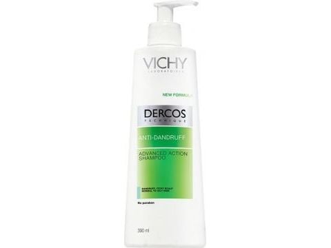 Vichy Dercos Anti-Dandruff Advanced Action Shampoo (W) 390ML hilsettä vastaan Vichy Dercos Anti-Dandruff Advanced Action Shampoo (W) 390ML hilsettä vastaan
