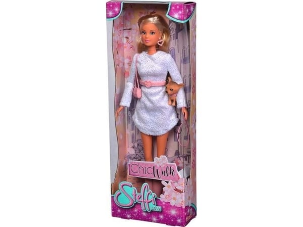 Simba Toys Chic Walk, Motedukke, Hunkjønn, 3 år, 114 g, Flerfarget