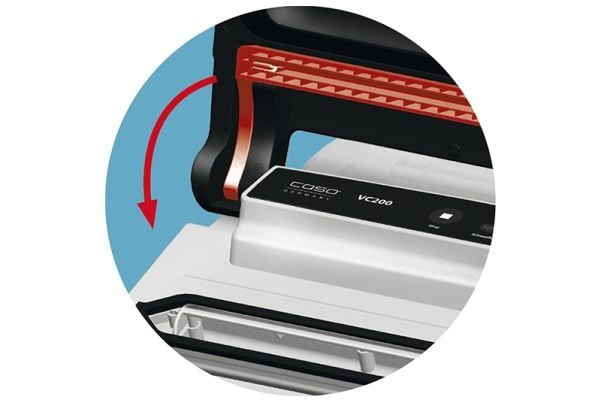 Caso VC200, Sølv, Plastikk, Berøring, 30 cm, GS/CE, 120 W