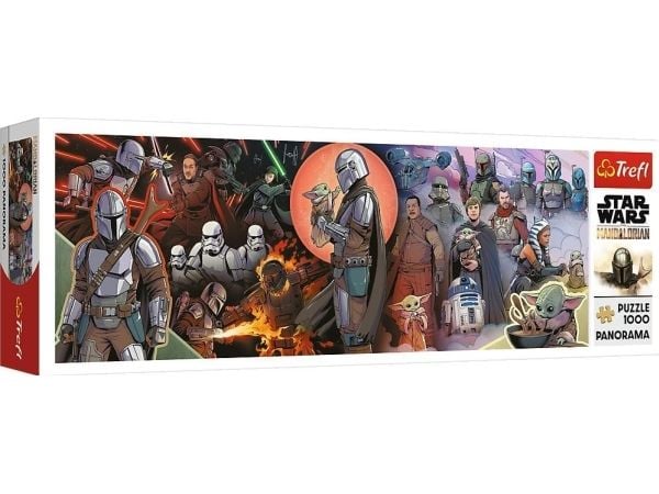 Trefl Star Wars Mandalorian panorama pussel, 1000 bitar