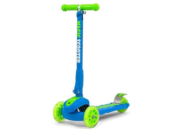 Milly Mally Magic skootteri lapsille, sinivihreä