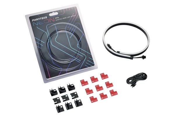 Phanteks PH-NELEDKT_M5 - Systemhusbelysning (LED) - atlasksort - 55 cm