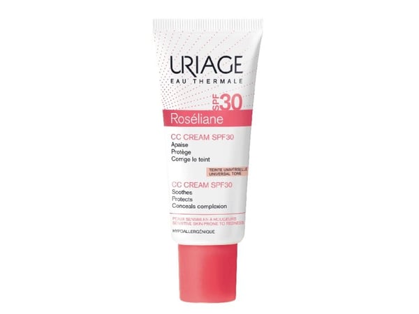Uriage 3661434003417, CC-kräm, Kvinna, Känslig hud, Medium, Motverkar rodnad, Colour correction, Fuktgivande, Fuktgivande, Skyddande, Lugnande, Beige