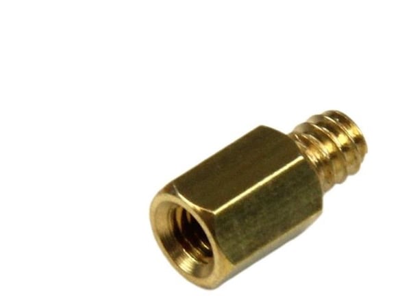 StarTech.com Metal Jackscrew Standoffs #6-32 to M3, 55 g, 92 mm, 125 mm, 1 mm, 57 g