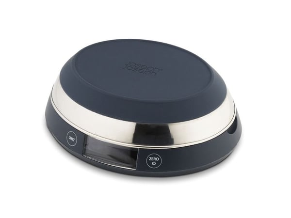 Joseph Joseph SwitchScale, Elektronisk kjøkkenvekt, 5 kg, 1 g, Grå, Benkeplate, Oval