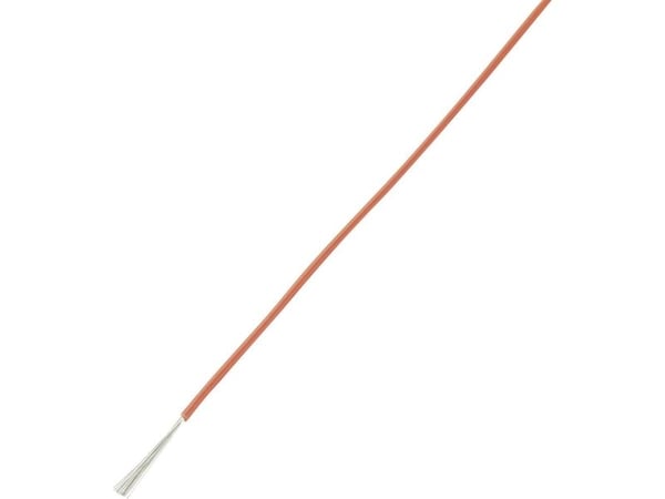 TRU COMPONENTS 1567225 Lanka LiY 1 x 0,75 mm² Punainen 100 m