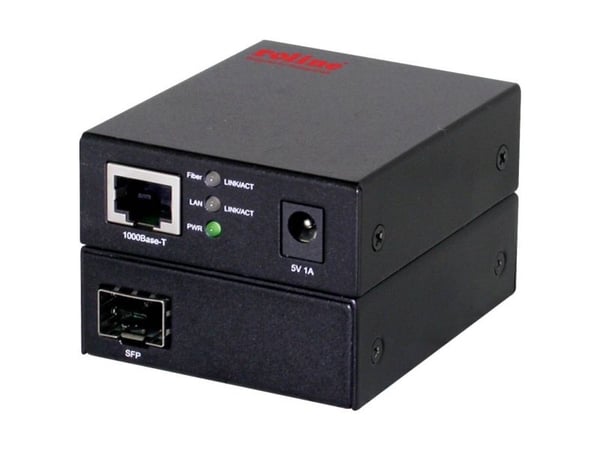 ROLINE Gigabit Converter RJ45. 1x SFP