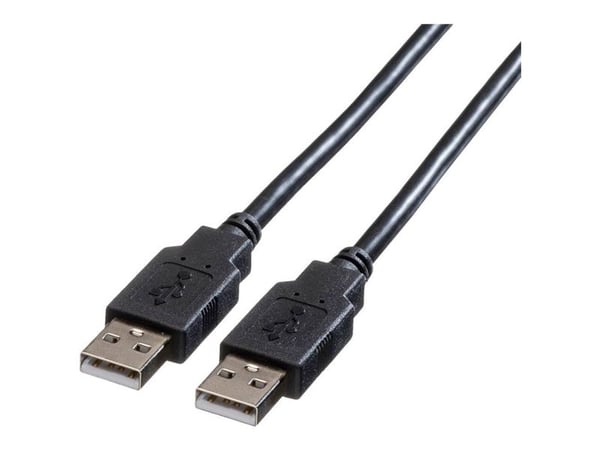 Roline - USB-kabel - USB (hann) til USB (hann) - USB 2.0 - 4.5 m - svart