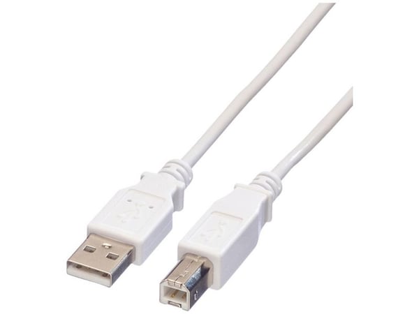 Value 11.99.8819, 1,8 m, USB A, USB B, USB 2.0, Uros/uros, Harmaa