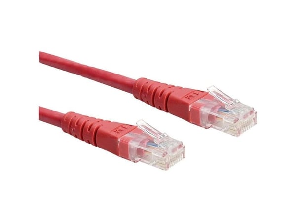 ROLINE 21.15.1541, 2 m, Cat6, U/UTP (UTP), RJ-45, RJ-45, Rød