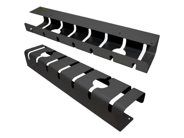 ROLINE 17.03.1303, Kabelskilleskuff, Bord, Metall, Sort
