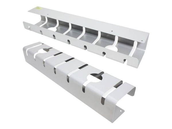 ROLINE 17.03.1302, Suora kaapelihylly, Alumiini, Hopea