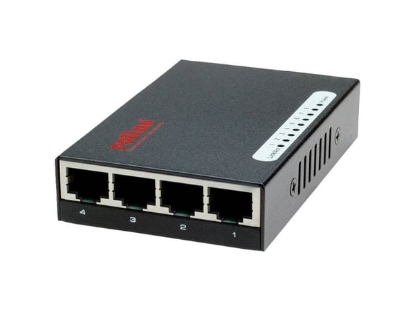ROLINE Fast Ethernet Switch, Pocket, 8 Ports, Full tosidig