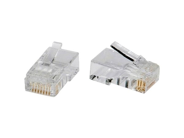 ROLINE Cat.6 Modular Plug, unshielded, for Stranded Wire 10 pcs., Läpinäkyvä