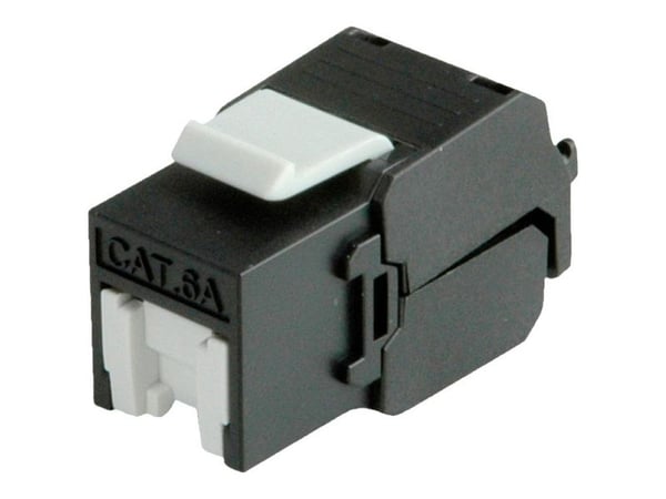 ROLINE 21.17.0320, RJ45, Musta, Harmaa, Naaras, Suora, Cat6a, Kulta