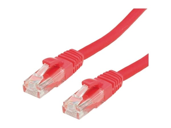 VALUE 21.99.1071, 7 m, Cat6, U/UTP (UTP), RJ-45, RJ-45, Rød