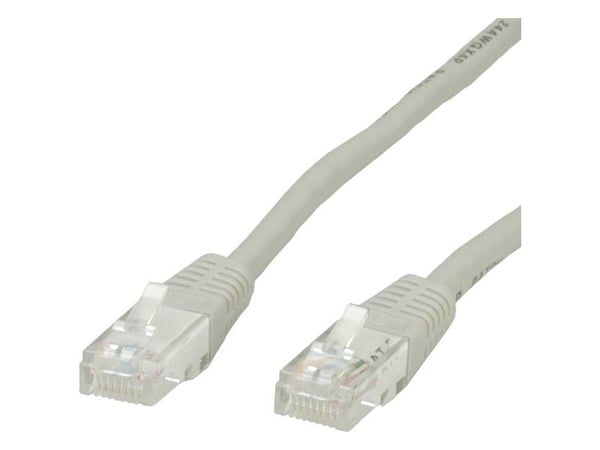 Value UTP Patch Cord, Cat.6, grey 2 m, U/UTP (UTP)