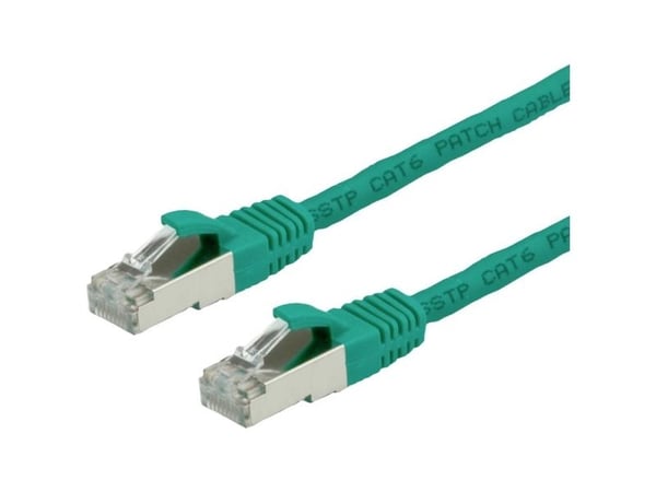 VALUE 21.99.1253, 3 m, Cat6, S/FTP (S-STP), RJ-45, RJ-45, Grønn