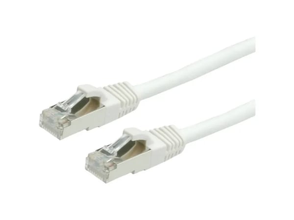 VALUE 21991276, 7 m, Cat6, S/FTP (S-STP), RJ-45, RJ-45, Hvit