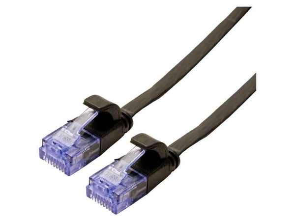 VALUE 21.99.0821, 1 m, Cat6a, U/UTP (UTP), RJ-45, RJ-45, Sort