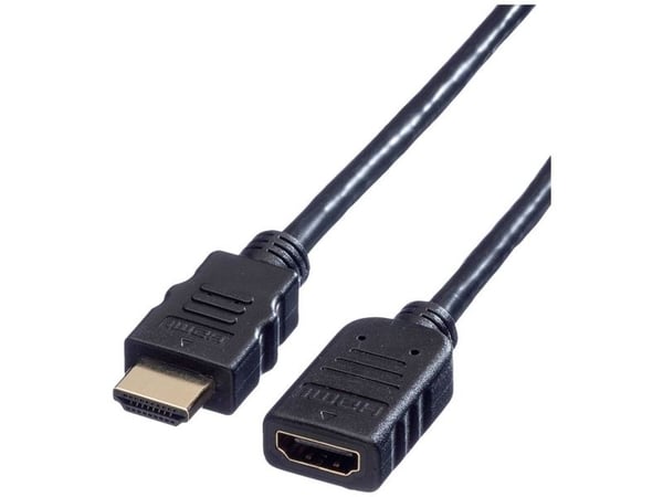 VALUE 11995576, 3 m, HDMI Type A (Standard), HDMI Type A (Standard), 1920 x 1080 piksler, 3D, Svart