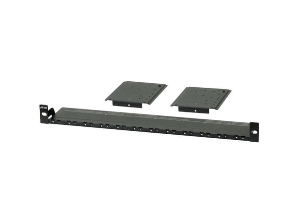 ATEN VE-RMK1U, Asennuslevy, Musta, 1 kpl, 715 g